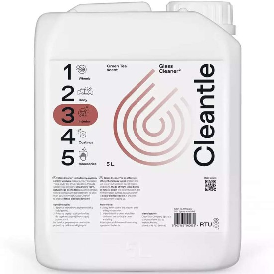 Glass Cleaner2 Cleantle 5L